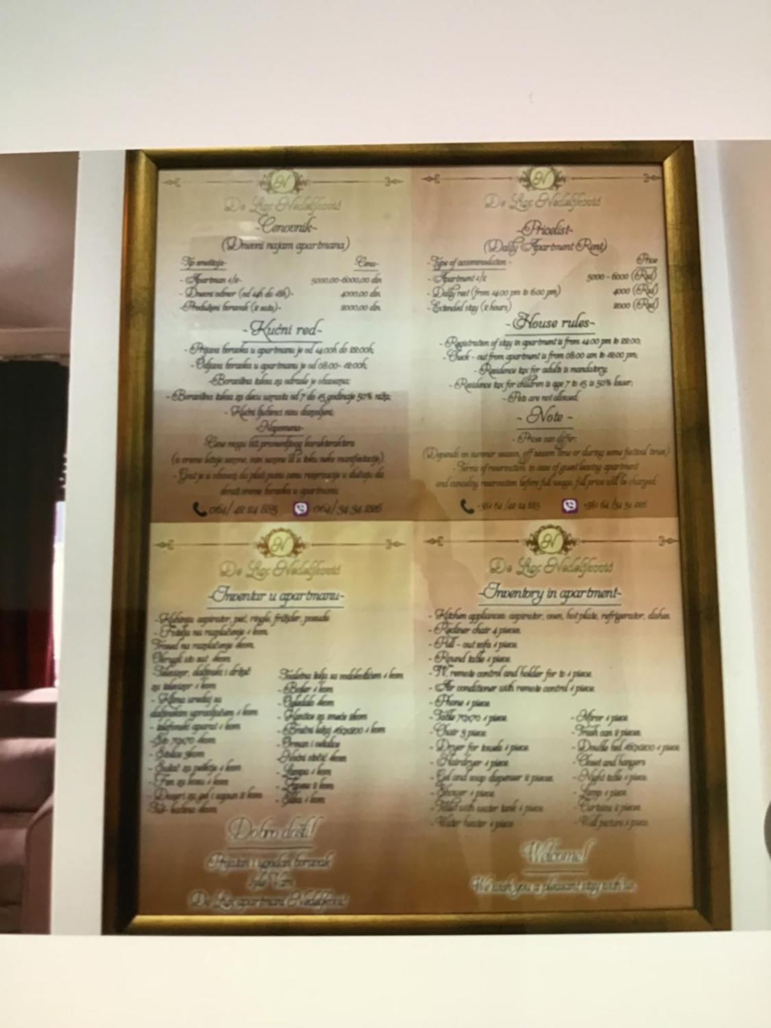 雅戈丁那De Lux Nedeljkovic公寓式酒店 外观 照片